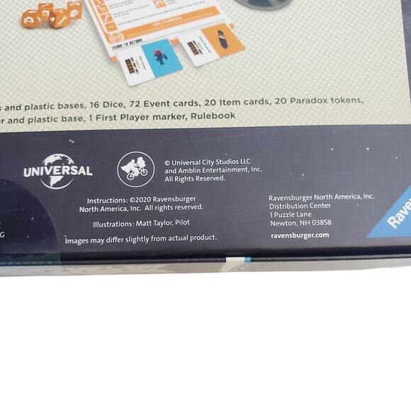 Back to the Future Dice Through Time Board Game NEW Sealed 10+ 2-4 Players - Picture 3 of 5